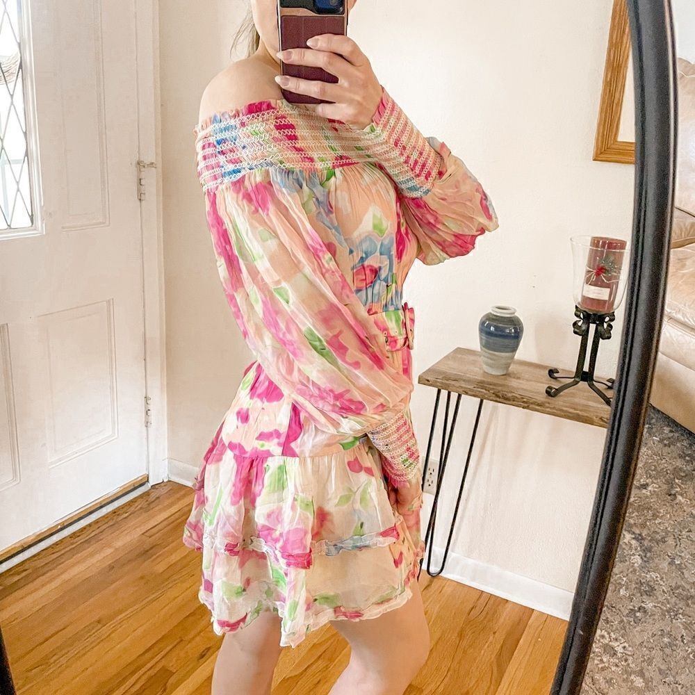 Rococo Sand Alora Mini Dress Multi M - Picture 3 of 9